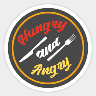 Hungry and Angry, Hangry Sticker